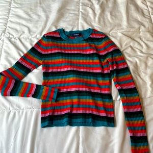 Womens colorful Forever 21 long sleeve top